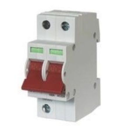 Crabtree 100A DP 2-Mod Mains Switch