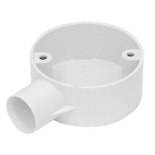 25mm 1 Way Terminal Box White
