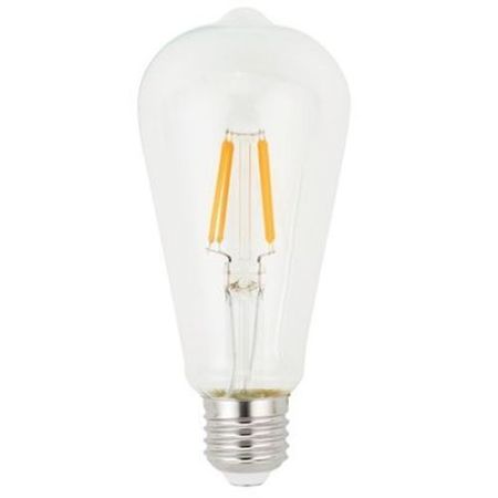 LED Filament St64 ES 6w=660l Clear Warm White 2700k