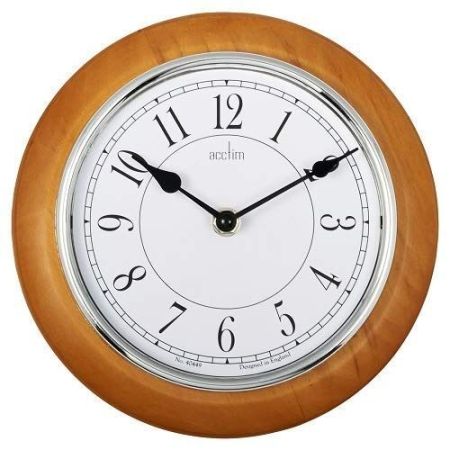 Acctim Newton Light Wood Wall Clock