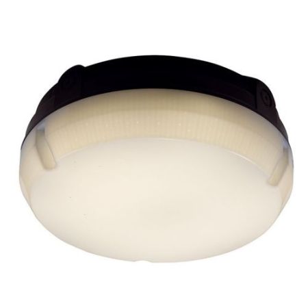 Ansell 14w CCT Delta Round LED Black Base Bulkhead + M