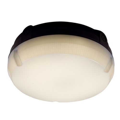 Ansell 14w CCT Delta Round LED Black Base Bulkhead + M