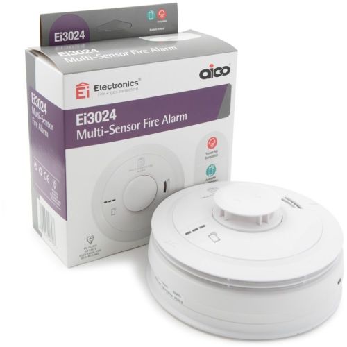 Aico Audiolink Optical/Heat Alarm 230v With 10yr Rech Bach Up