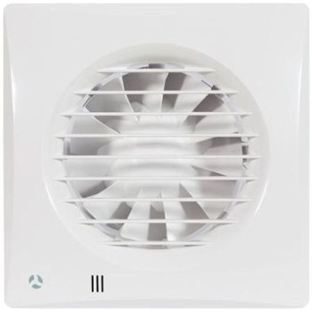 Airflow 4in Humidistat/Timer IPX4 Zone 2 Aura Quite Extract Fan (27 L/Sec-97m3h)