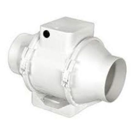 Airflow Av100b (No Timer) Aventa 2-Speed 100mm Inline Fan (40/52 L/Sec-145/187m3h)
