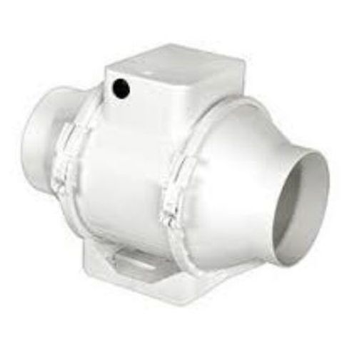 Airflow Av100b (No Timer) Aventa 2-Speed 100mm Inline Fan (40/52 L/Sec-145/187m3h)