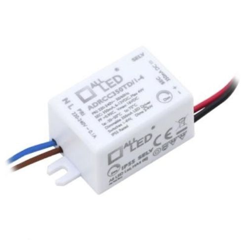 All LED Drive350 1-4w LED Driver, Mini, Dimmable 350ma Constant Current 6-12v