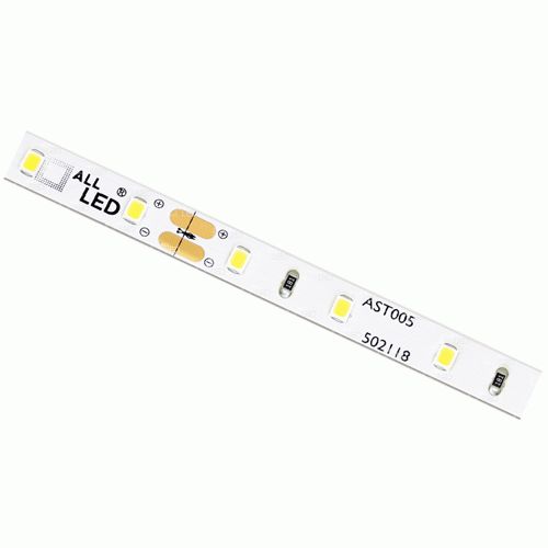 All LED Pro 5w 5w/M LED Strip, 3000k, IP20, 12v, 60 LEDs/M, 8mm Pcb Width, 50mm Cutpoint, Supplied In 40m Reels Or Cut To Length