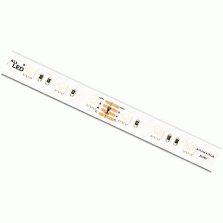 All LED Pro 14.4w 14.4w/M LED Strip, RGB, IP20, 24v, 60 LEDs/M, 10mm Pcb Width, 100mm Cutpoints, Supplied In 40m Reels Or Cut To Length