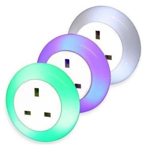 LED Col. Changing Plug Thu. Night Light