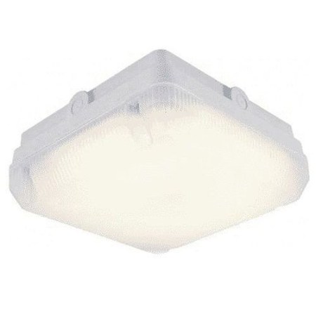 Ansell 8w Astro Square CCT LED White Base Bulkhead