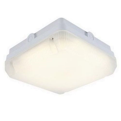 Ansell 14w Astro Square CCT LED White Base Bulkhead + Emergency