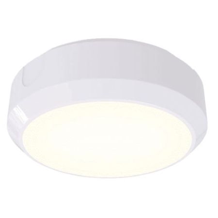 Ansell 14w CCT Delta Round LED White Base Bulkhead