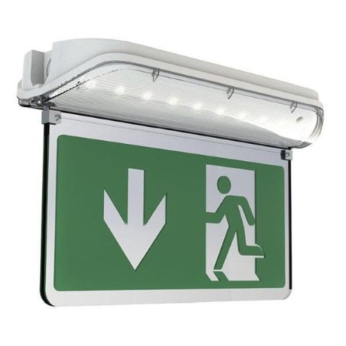 Ansell Harrier IP65 LED 3mnm Exit Sign Legen St