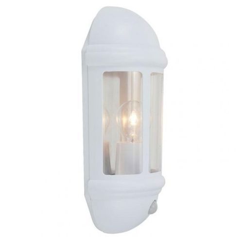 Ansell Alhl/PIR/Wh Latina 42w E27 PIR Half Lantern