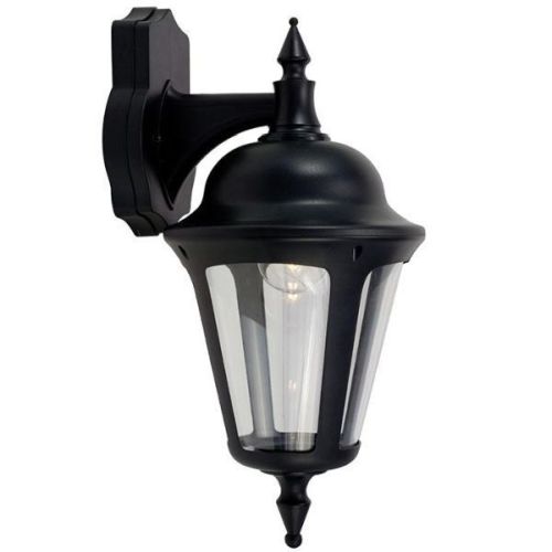 Ansell Latina 42w E27 Wall Lantern Black