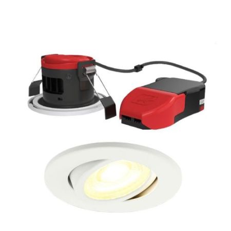 Ansell 6.4w 4k LED Prism Pro Fire Rated Downlight