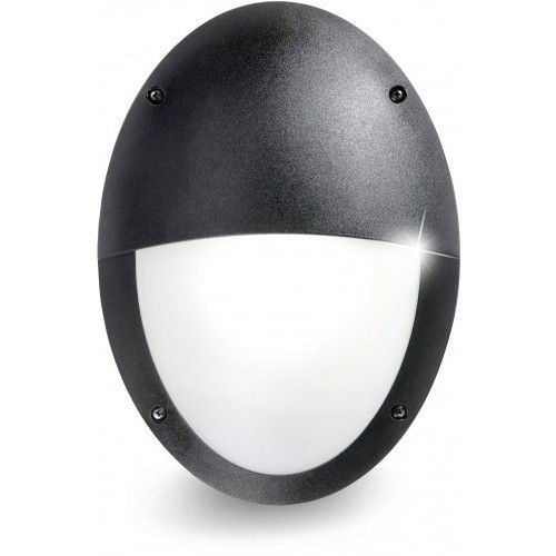 Asbac Maddi Oval Blk LED Bulkhead