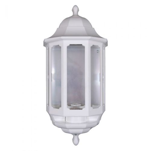 Asd White Half Lantern With Photocell