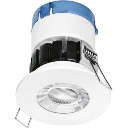 Aurora 240v 6w 610lm Fixed Dimmable Fire & Acoustic Rated Downlight 3000k
