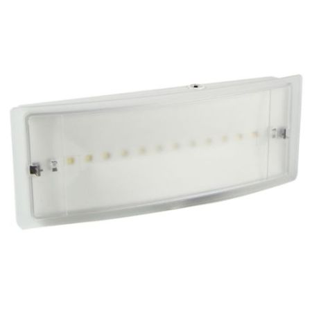 Bell 3w Spectrum LED Maint/Non-Maint Mini Surface Emergency Bulkhead + Legends