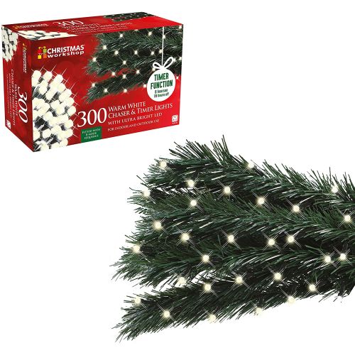 300 LED Chaser/Timer Lights Warm White