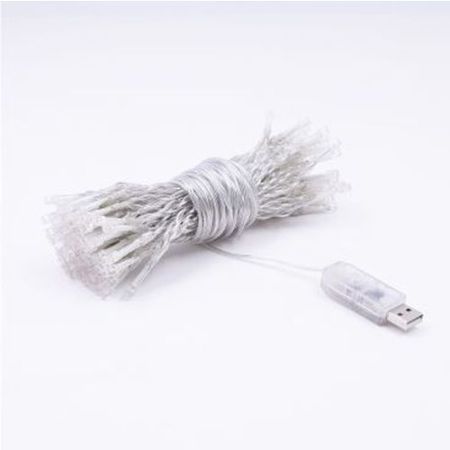 100 LED USB Timer String Light - Warm White