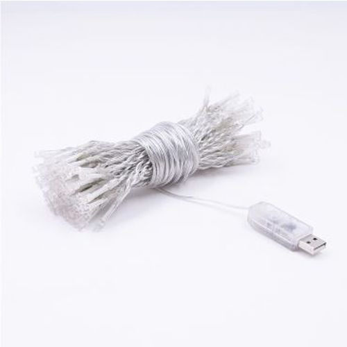 100 LED USB Timer String Light - Warm White
