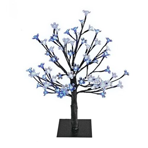 45cm 48 LED Blossom Tree - Blue & White