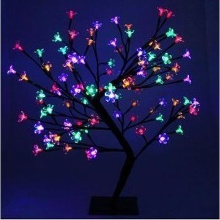60cm 128 LED Blossom Tree - Multi Coloured
