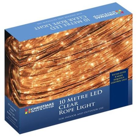 10m LED White Chaser Rope Light