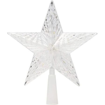 18cm White LED Star Tree Topper