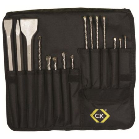 C.K 15pc Sds Concrete Drill Bit & Chisel Set
