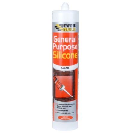 Everbuild Clear Silicone Sealant