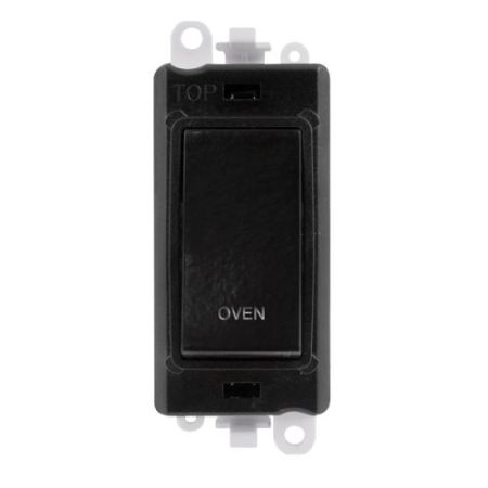 Click Gridpro Black 20A DP Switch Module Oven (Black Ins)