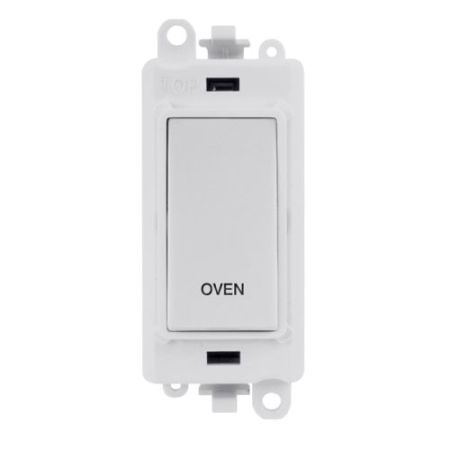Click Gridpro Polar White 20A DP Switch Module Oven (Polar White Ins)