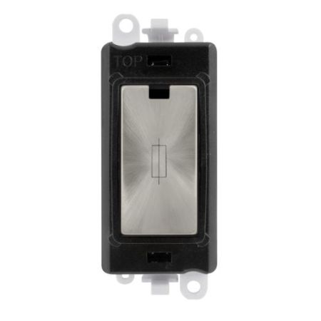 Click Gridpro Modules Fused 13A Fuse Black Satin Chrome