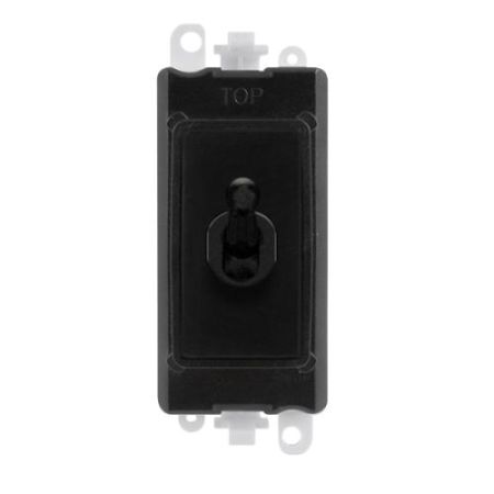 Click Gridpro Modules 2 Way 20Ax Toggle Switch Black