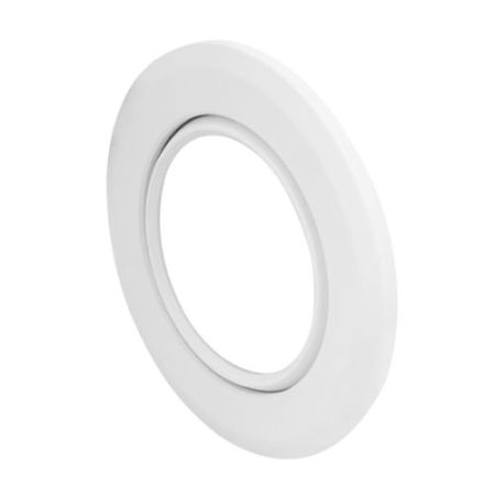 Click Ovia White Adjustable Bezel For Omni V2 Downlighter