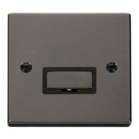 Click Deco Victorian Black Nickel Ingot 13A Spur Without Flex Outlet