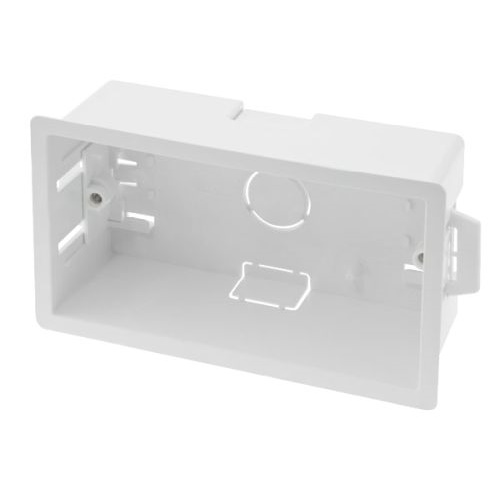 Click Essentials Back Boxes 2 Gang 47mm Deep Dry Lining Box