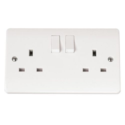 Click Mode Socket 13A Uk 2 Gang Double Pole 13A Socket Outlet Swi