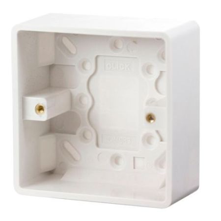 Click Mode Pattress Boxes 1 Gang 35mm Pattress Box