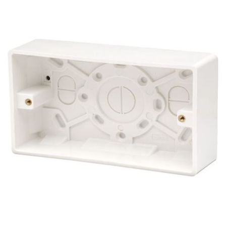 Click Mode Pattress Boxes 2 Gang 35mm Pattress Box