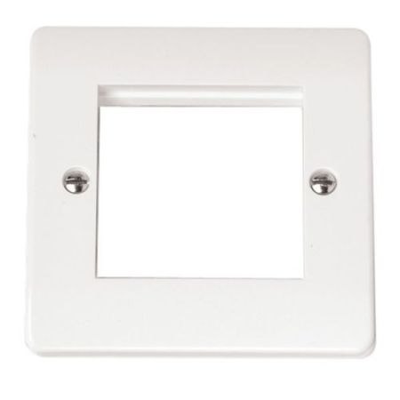 Click Mode Unfurnished Plates New Media Single Plate Twin Aperture For Media Mod
