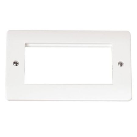 Click Mode Unfurnished Plates New Media Twin Plate Quad Aperture For Media Modul