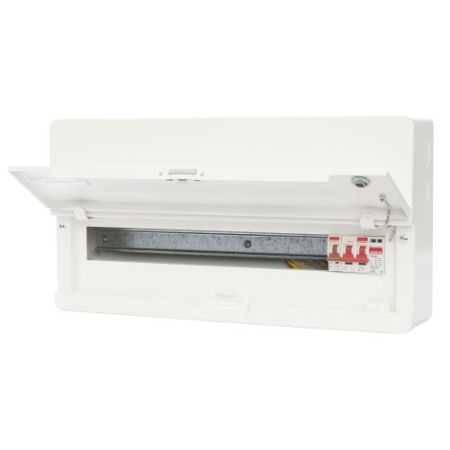 Contactum 20w 100A Main Switch Spd Consumer Unit