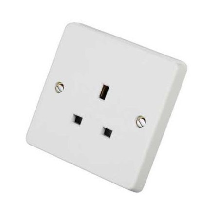 Crabtree 1G Unswitched Socket