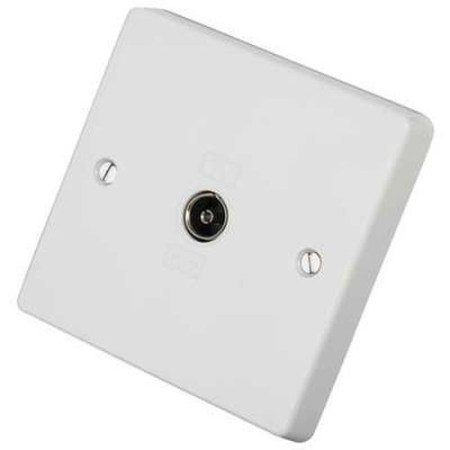 Crabtree 1G Coax Outlet