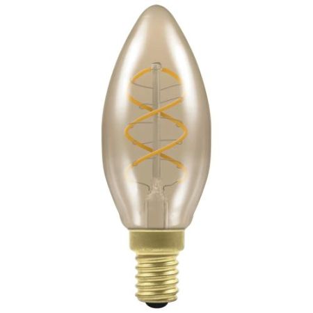 LED Candle SES 3.5w=150l Gold Tint
